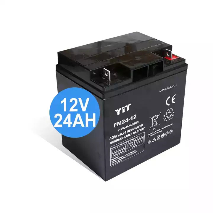 YIT 12v 24ah Lead Acid Battery Small Storage Battery AGM GEL Batteries For Energy Solar System