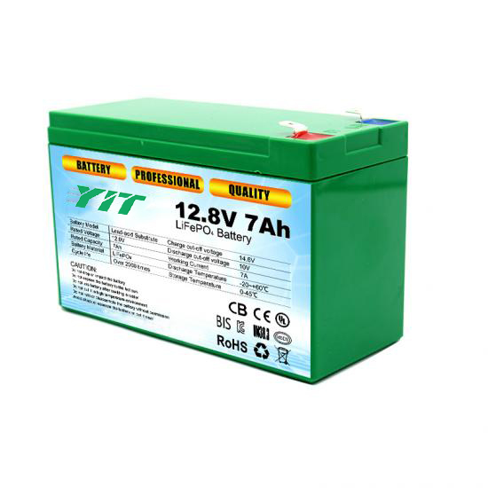 YIT 12.8V 7Ah LiFePO4 Lead Acid Replacement Lithium Battery