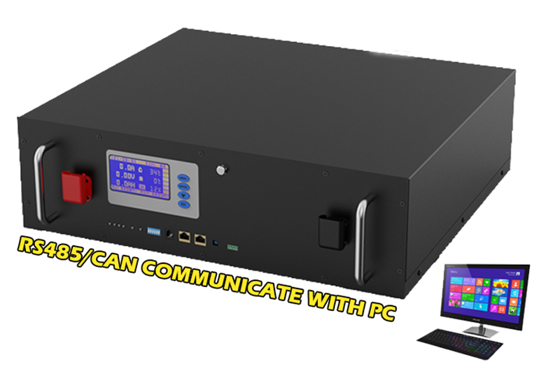 YIT 2.4Kwh 48v 50Ah Lithium Ion Lifepo4 Iron Phosphate Battery Cabinet System Base Station Battery