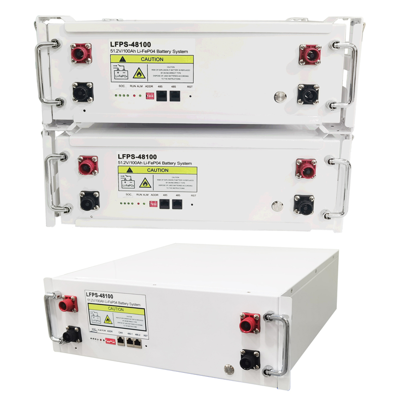 48V 100Ah 4U Cabinet Type Energy Storage Lithium Battery For Off Grid Solar Power System​