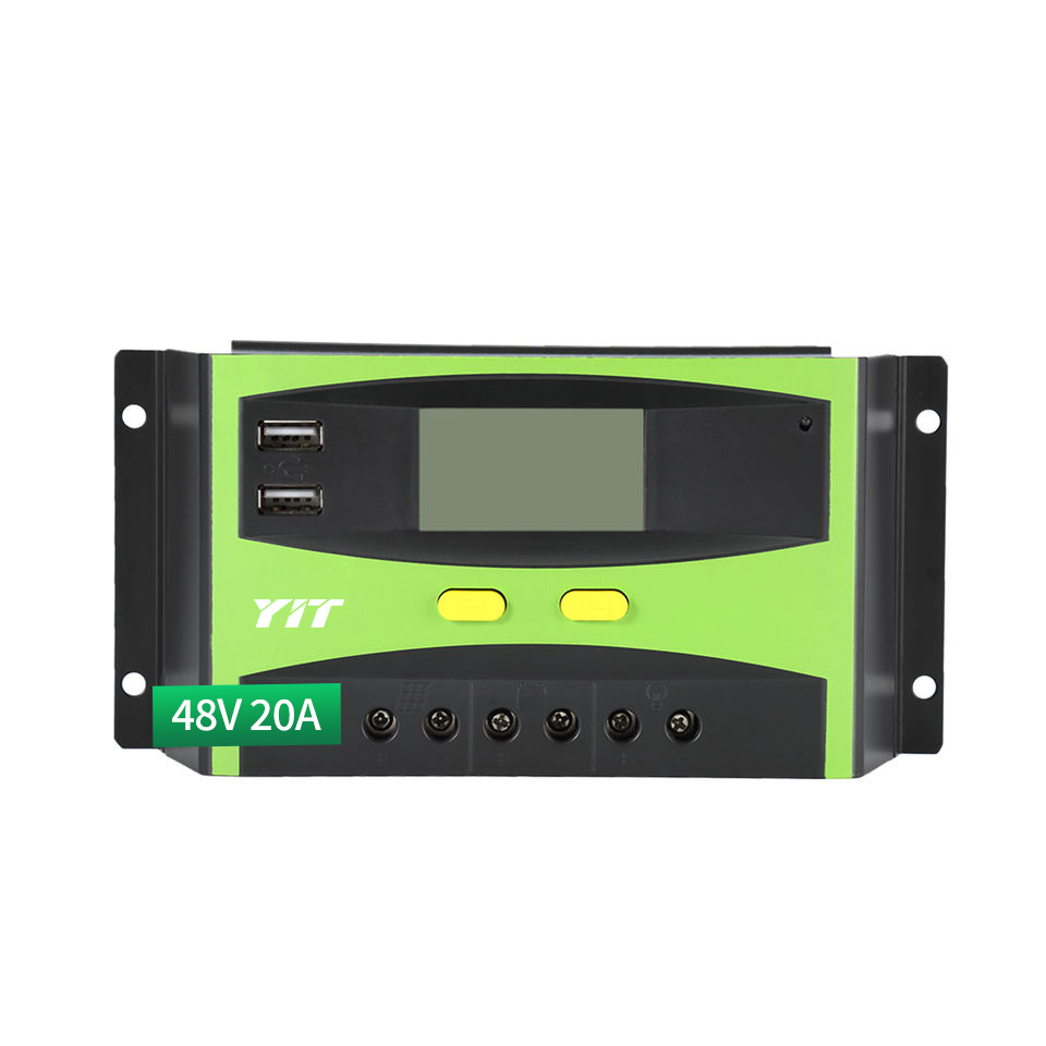 YIT 20a 48v solar panel charge controller solar charge controller 20a pwm battery charging