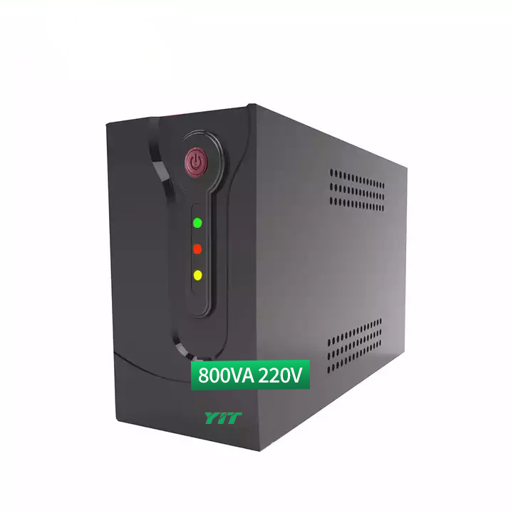 YIT Sine Wave CCTV UPS Power Supply 220VAC 800VA 480W Offline Uninterrupted Power Supply