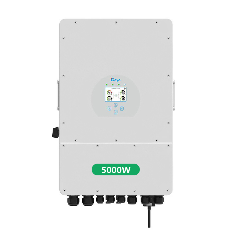 Deye Hybrid Inverter 5kw sun-5k-sg04lp3-eu 3 Phase Hybrid Solar PV Input Power 6500W PowerWall solar inverter